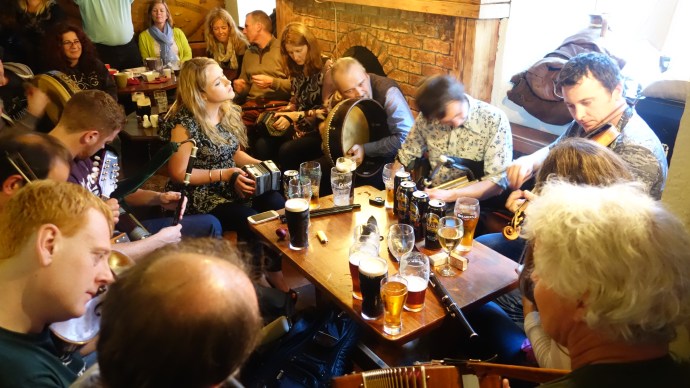 Session at Brogan's with Tom Delaney and Eric Healy and friends