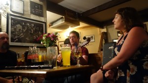 Niamh from Newtwopothouse Mallow singing in Gus O'Connell's at Doolin