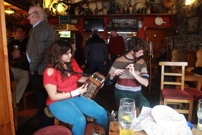 Danny and Nicolle lead a session