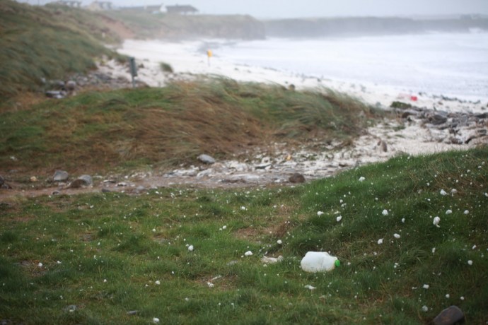 wind blown foam,  Spanish Point Beach.  Co Clare