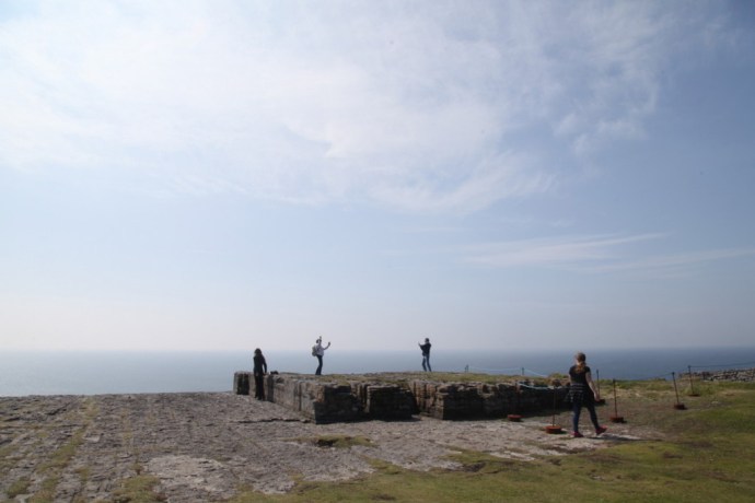 Inis Mor.  Rock platform Dun Aengus fort