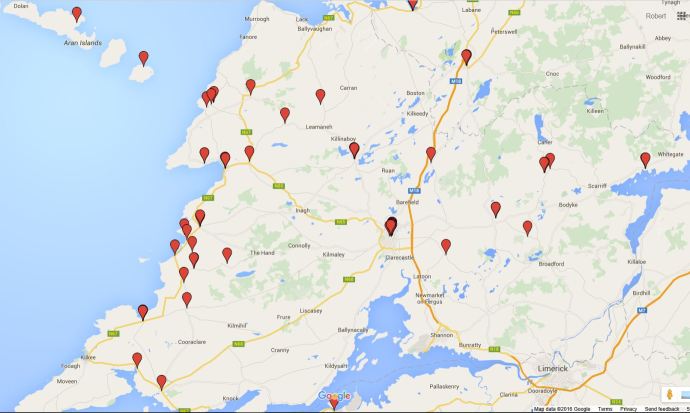 Sessions Pub Map Clare