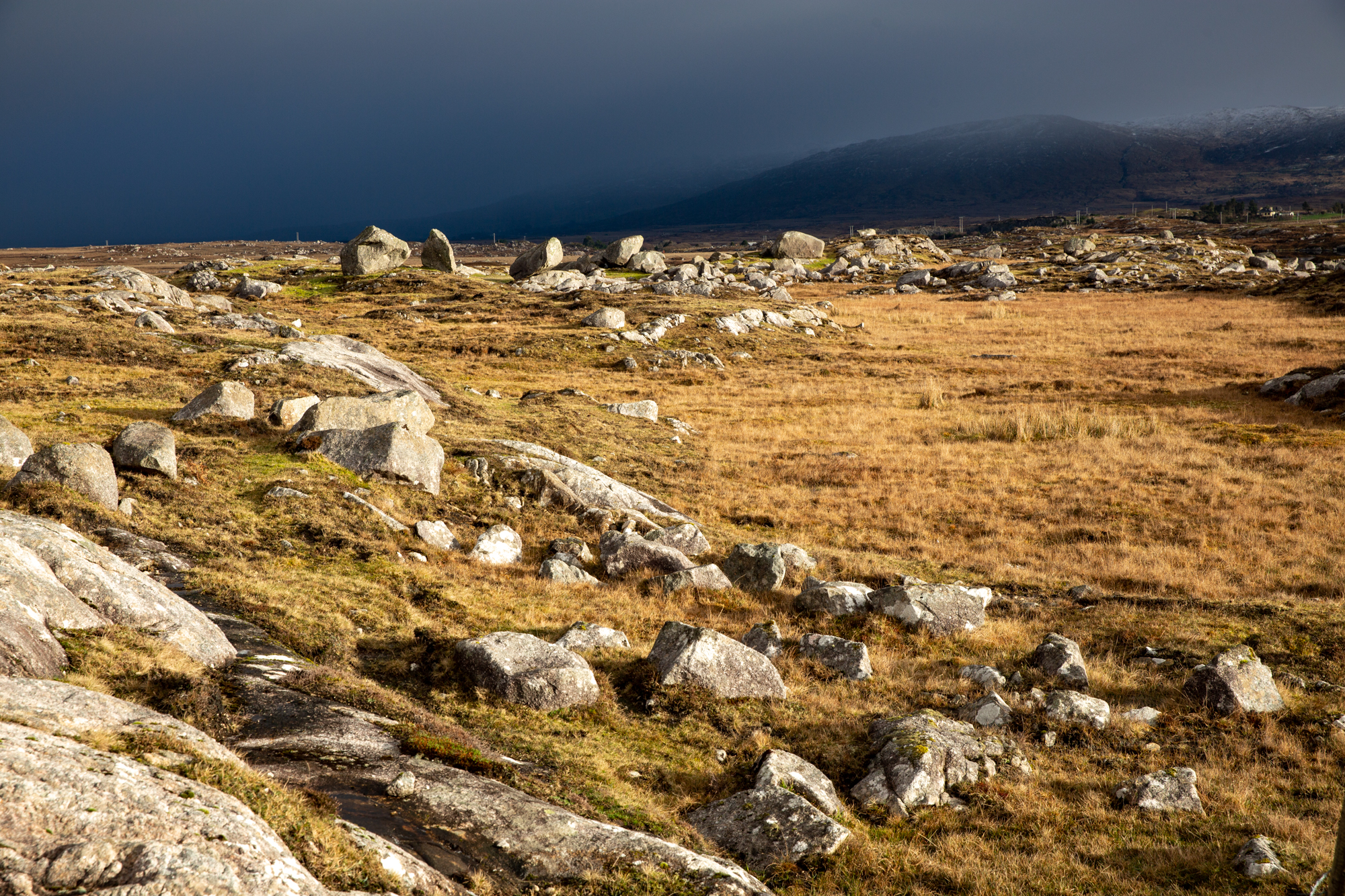 One minute before the snow and rain hit.. South of Camus